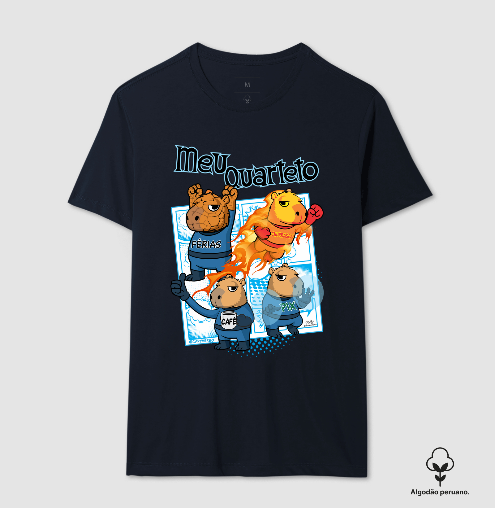 Camiseta Capivara Quarteto - Imagem 5