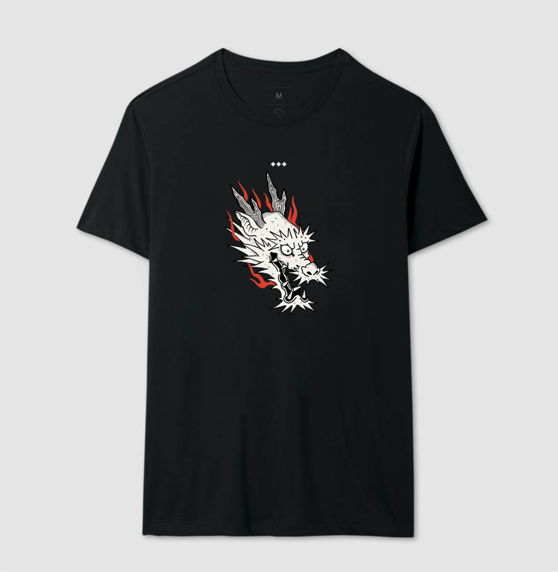 Camiseta Cabeça de Dragão - Imagem 2