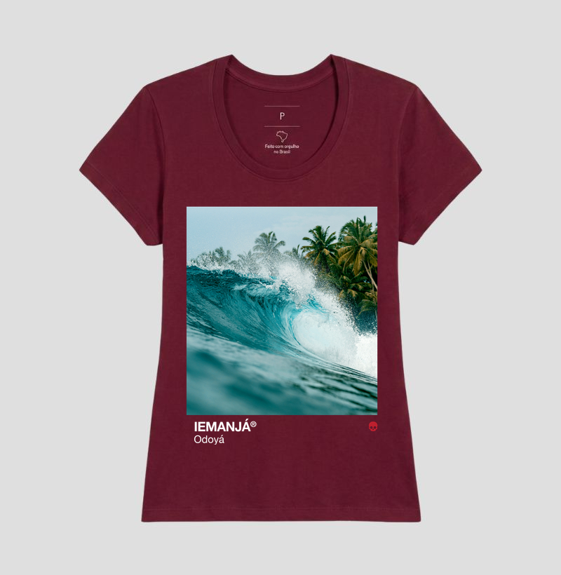 Camiseta Umbanda Orixá Iemanjá - Mar e Coqueiros - Imagem 19