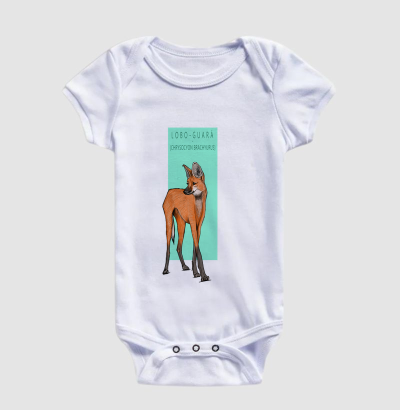 Body Infantil Lobo-guará - Imagem 3