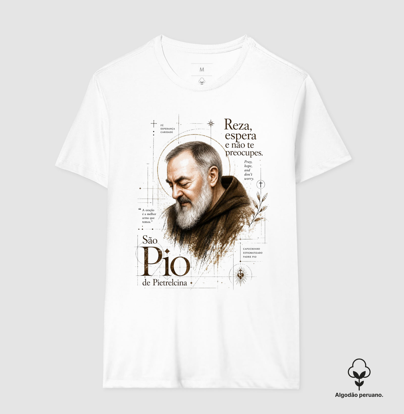 São Pio Reza Espera e Não Te preocupes - Imagem 4