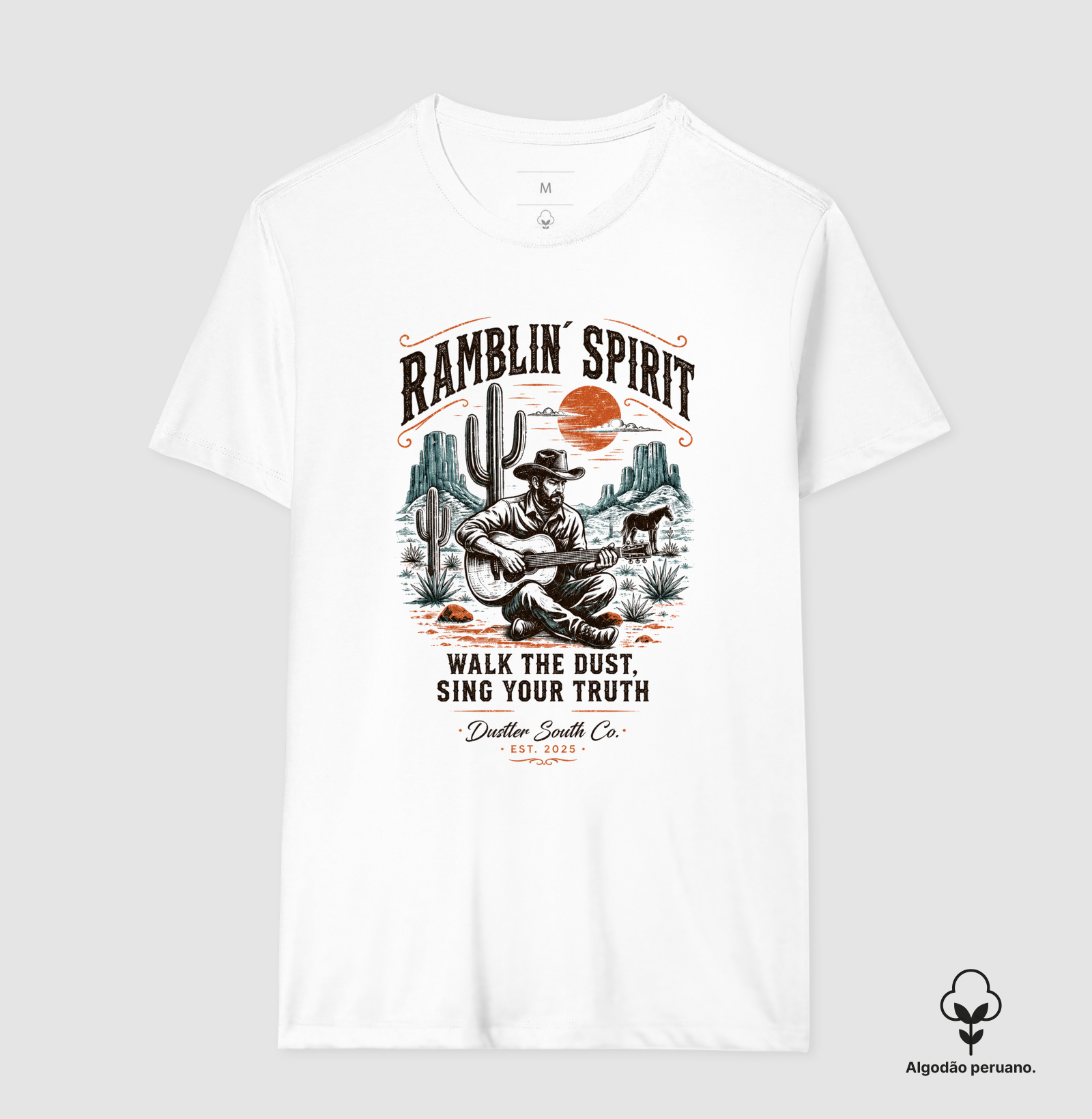 Camiseta Country Ramblin’ Spirit – Walk the Dust - Imagem 2