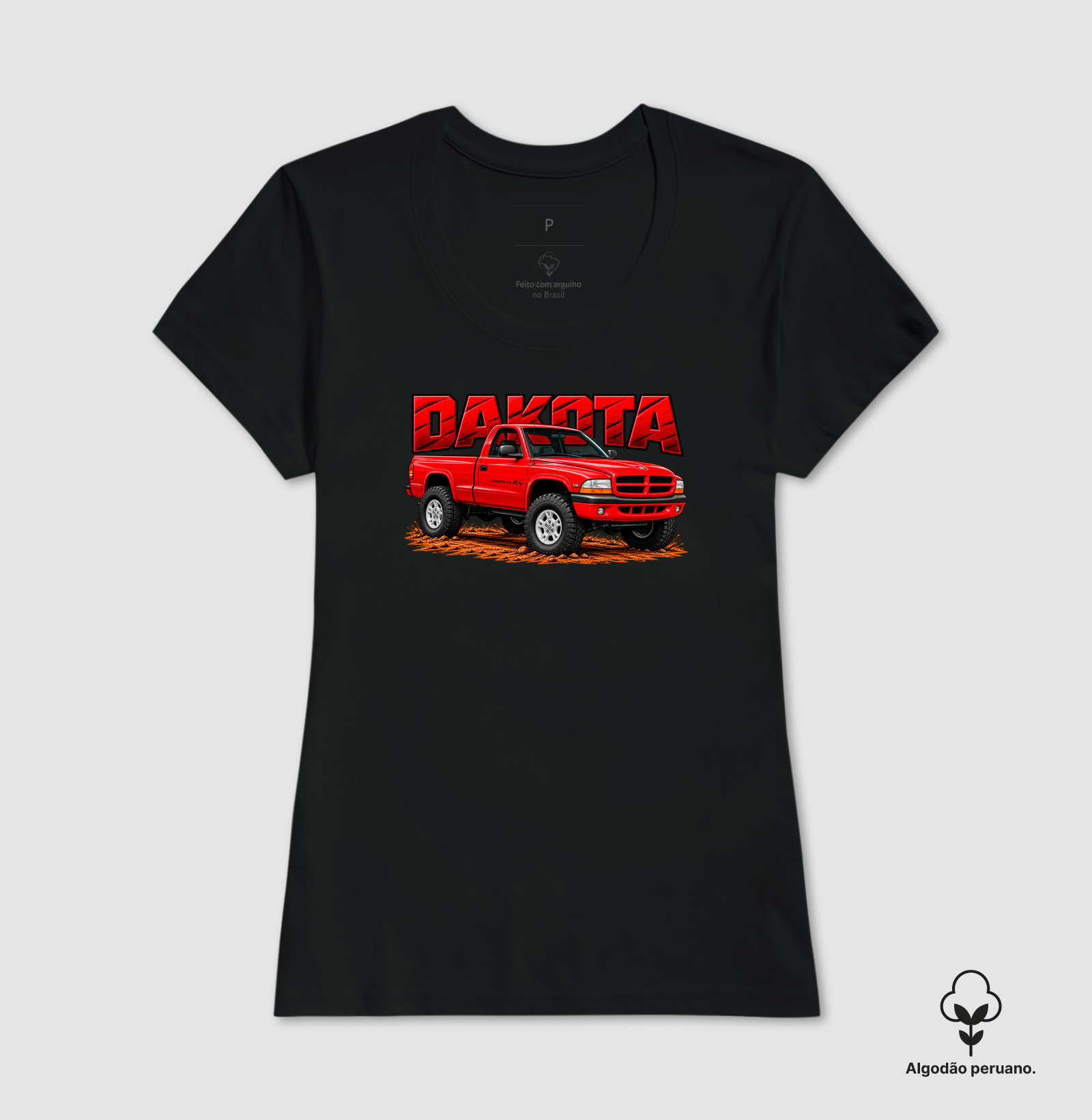 Camiseta em algodão peruano Dakota - Imagem 6