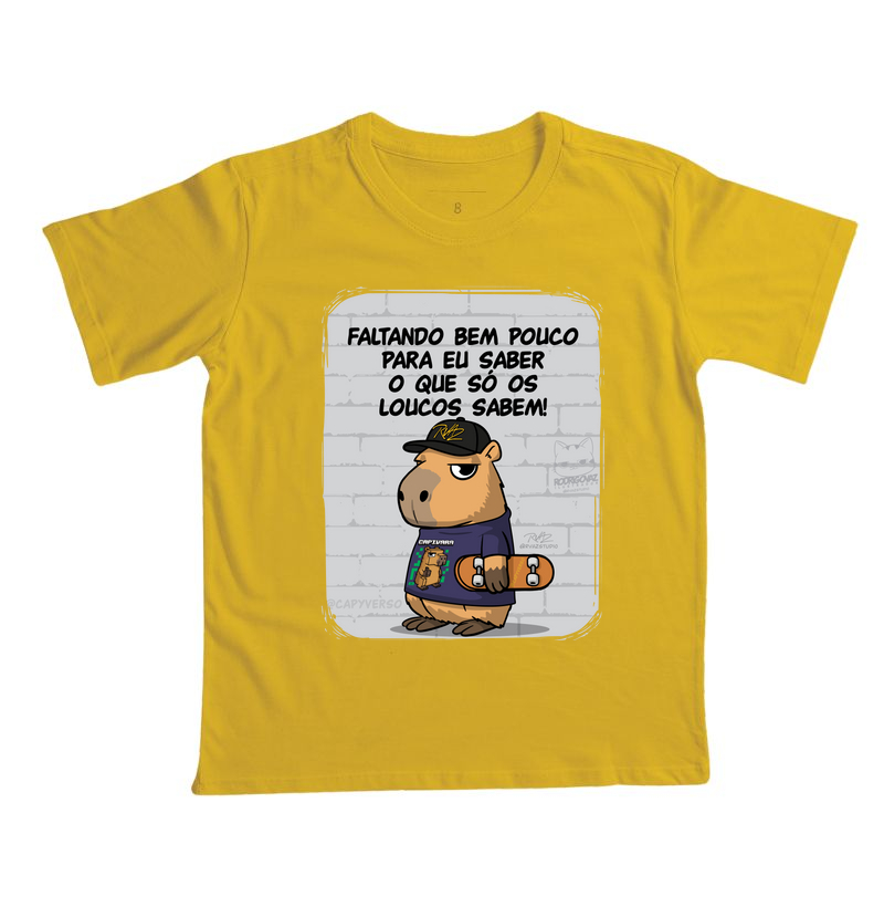 Camiseta Capivara só os loucos - Imagem 5