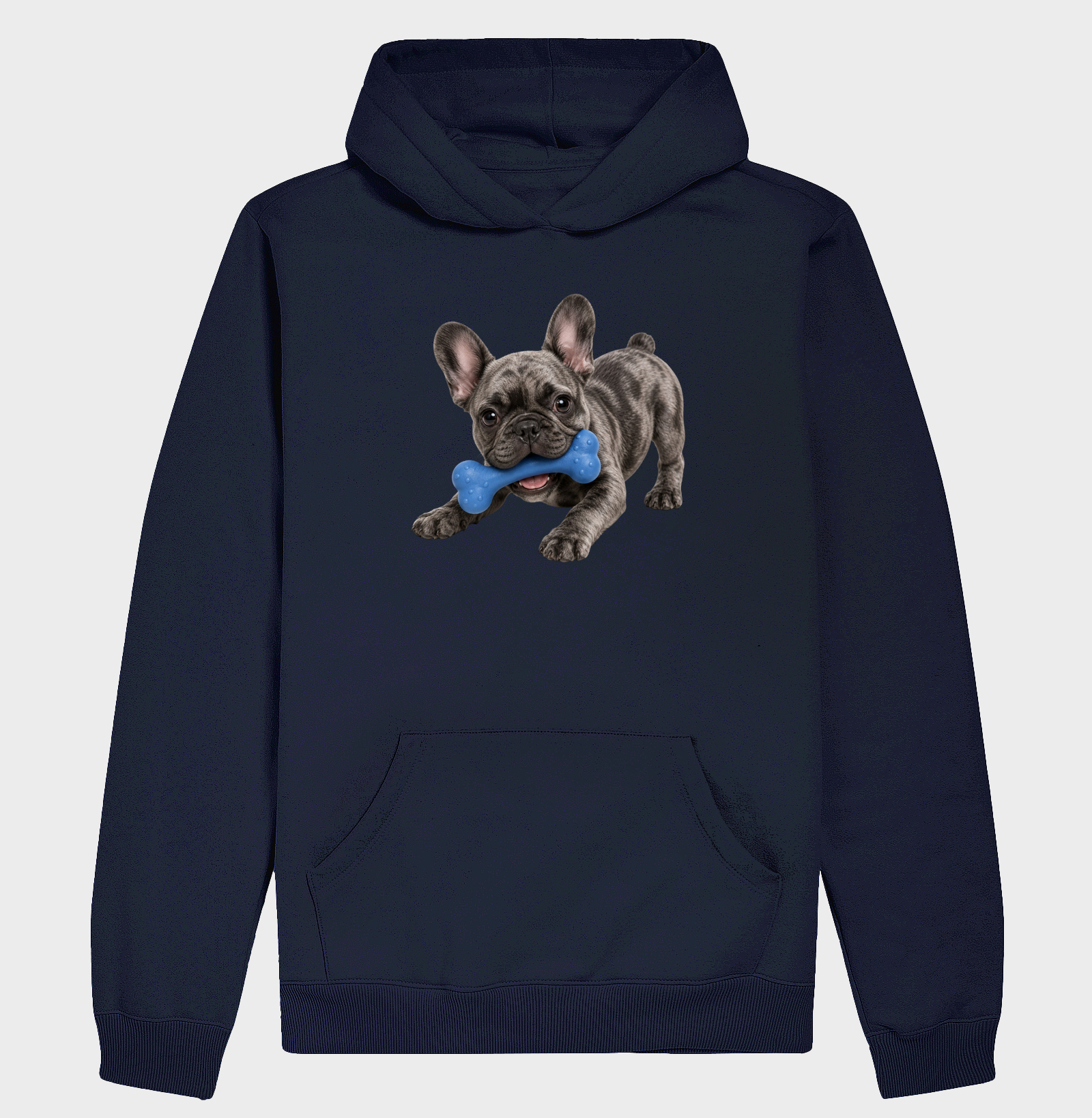 Bulldog (Buldogue) Francês Cinza - Desenho Animado - Imagem 4