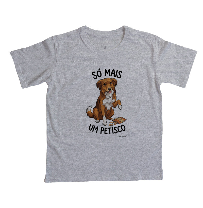 CAMISETA INFANTIL NOSSO MASCOTE PETISCO - Imagem 7