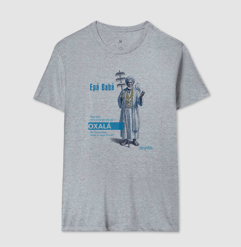 camiseta OXALÁ iorubá masculina - Imagem 6