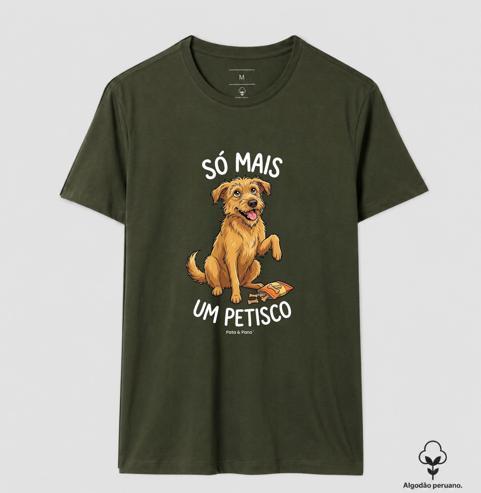 CAMISETA ALGODÃO PERUANO VIRA-LATA FIAPO DE MANGA PETISCO - Imagem 9