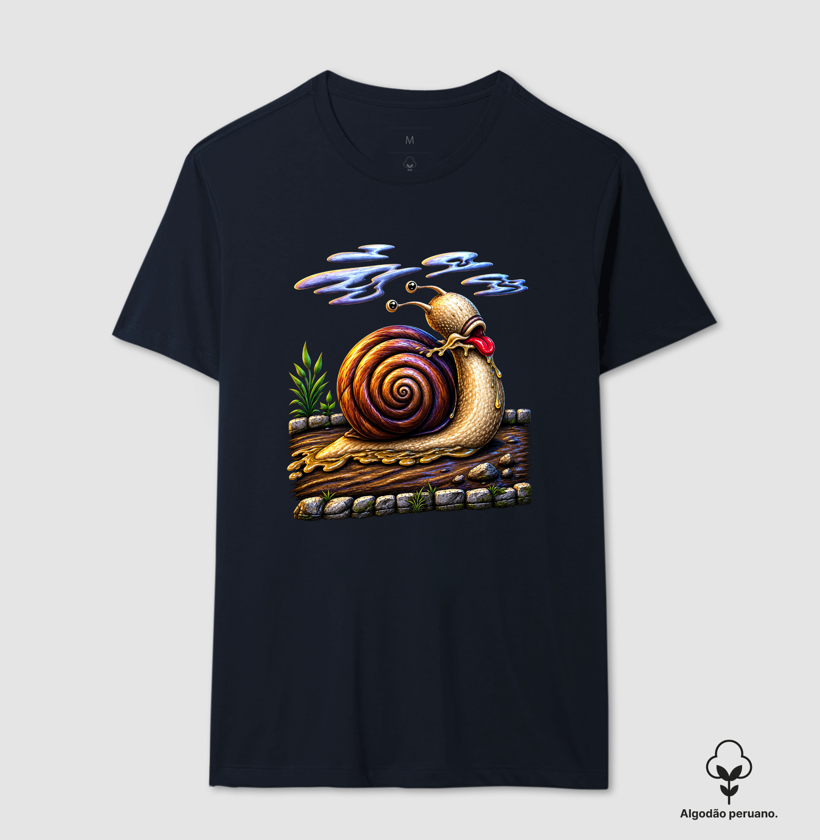 Camiseta Caracol — Algodão Peruano - Imagem 8