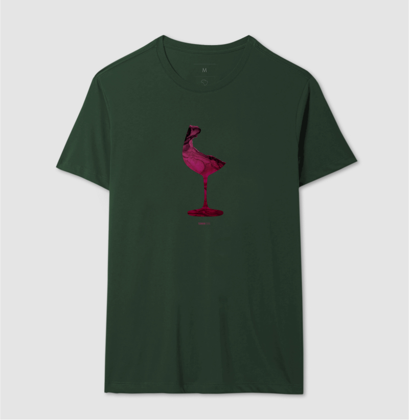 Camiseta Vinho Abstrata - Imagem 11