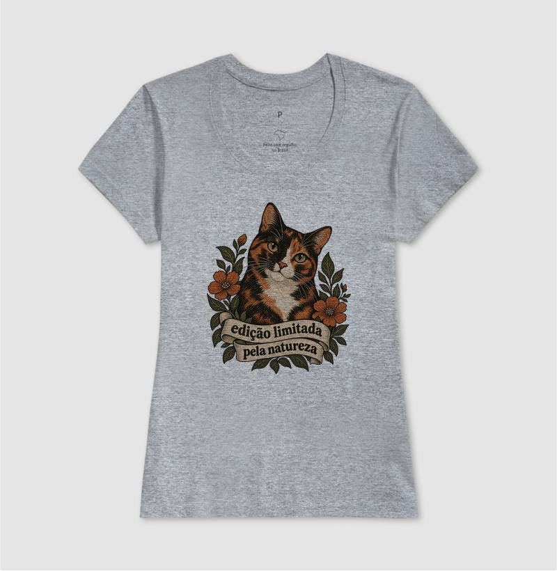 Camiseta Gata Tricolor "edição limitada pela natureza" | Pelo & Pano - Imagem 9