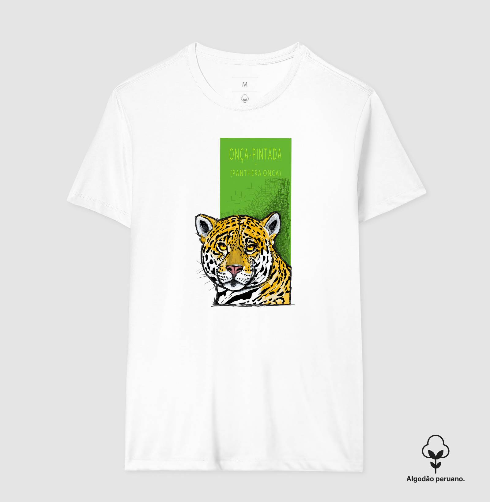 Camiseta Algodão Peruano Onça-Pintada - Imagem 4