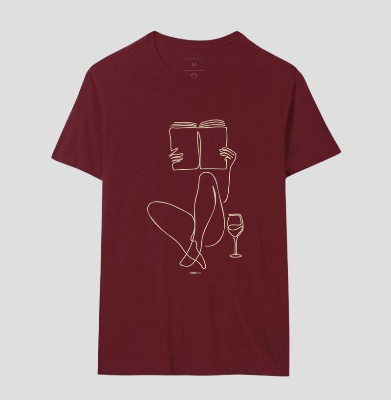 Camiseta Leitura e Vinho - Imagem 12
