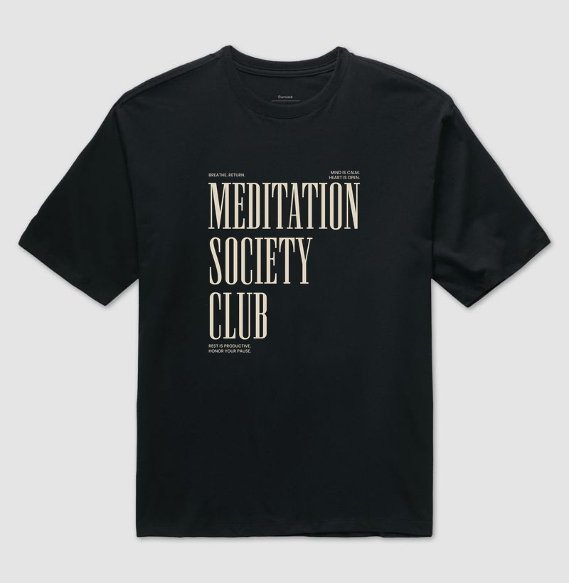 Oversized - Meditation Society Club - Imagem 5