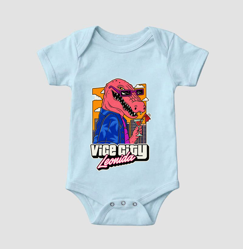 Body Infantil Jason (GTA VI / Vice City / Leonida) - Jacare Drink - Imagem 4