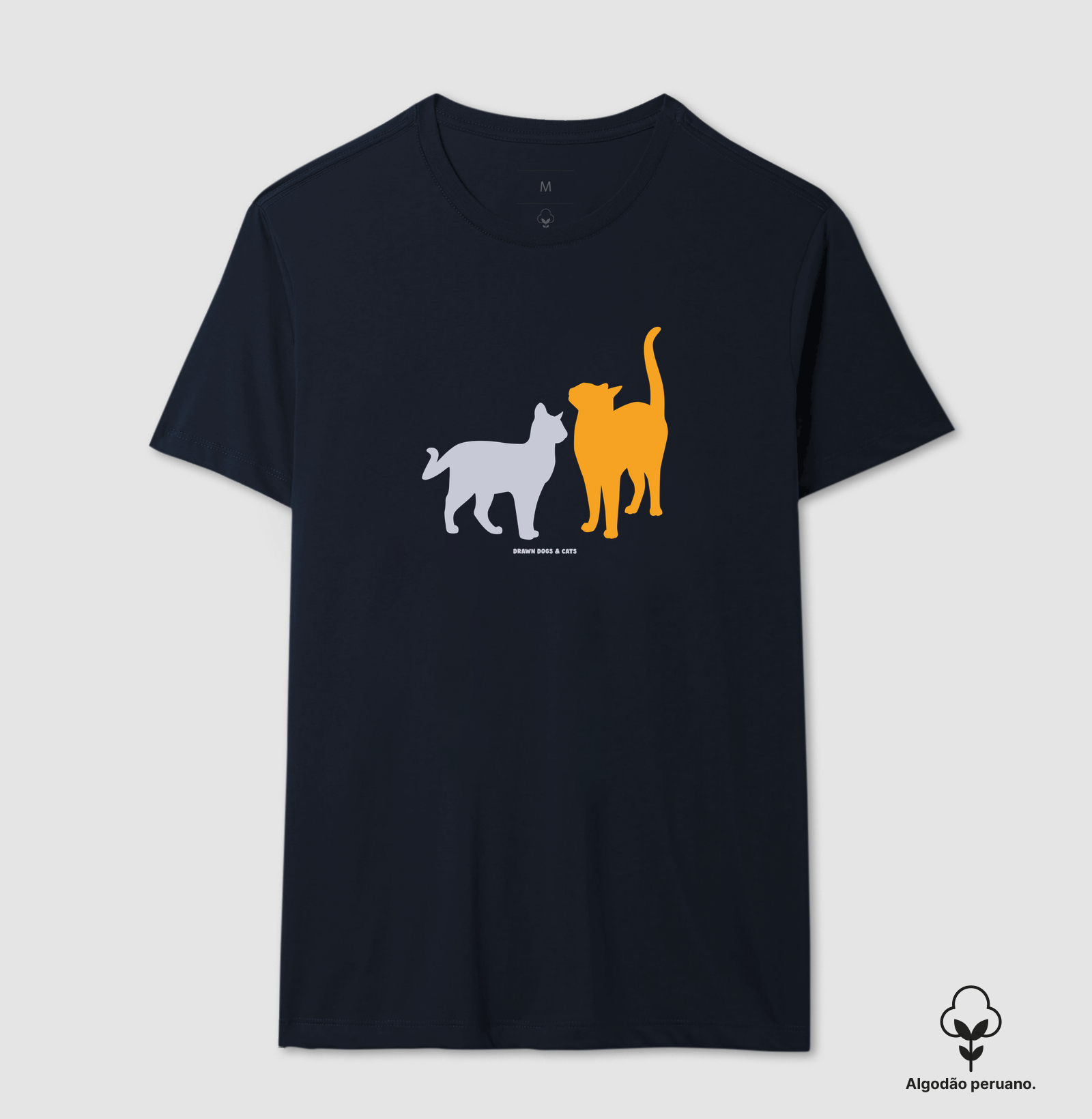 Silhuetas gatos laranja e cinza - Imagem 6