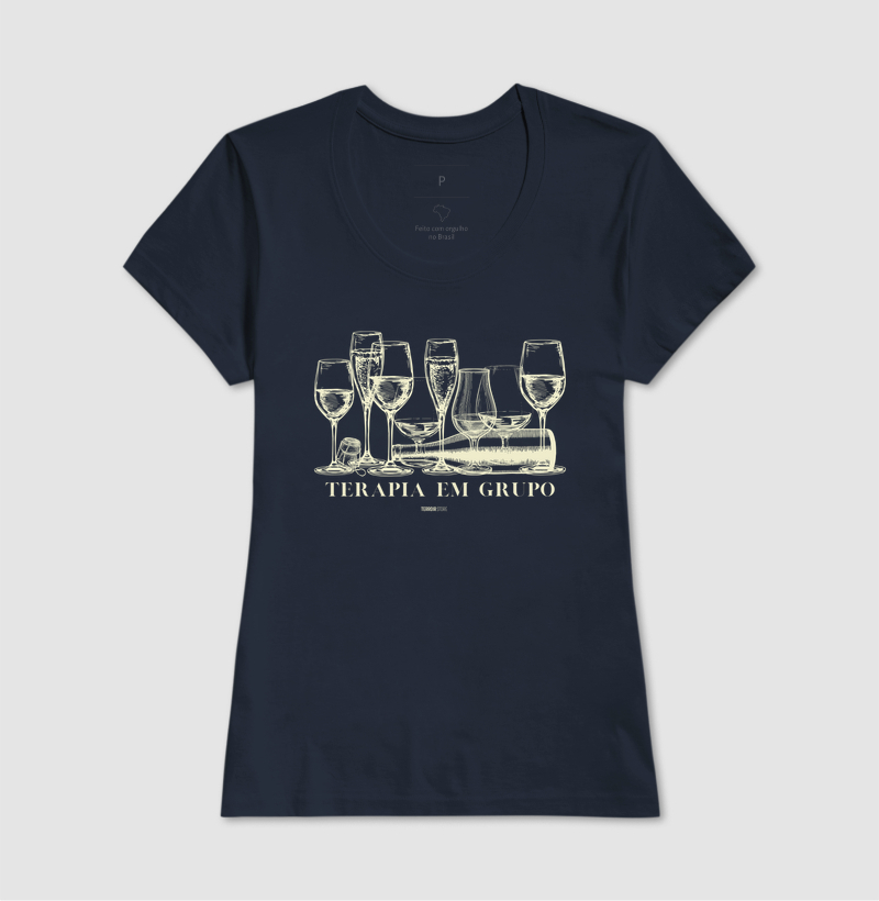 Camiseta Vinho - Terapia em Grupo - Imagem 7