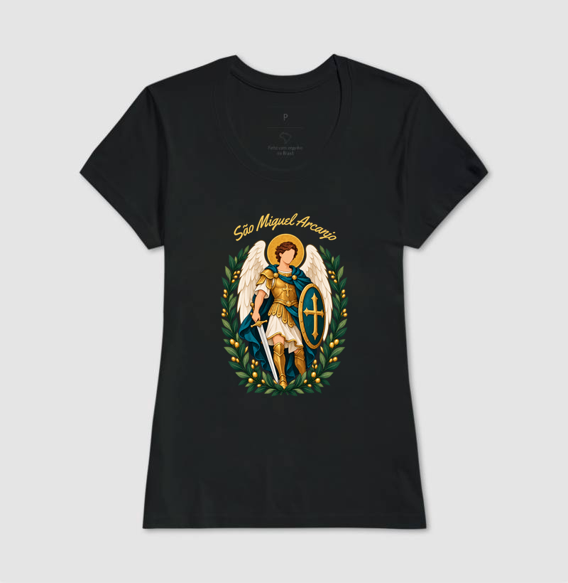 Camiseta São Miguel Arcanjo — Força da Fé - Imagem 6