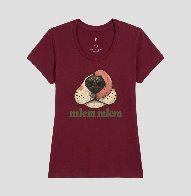 Camiseta Cachorro Feliz "mlem mlem" | Pet Lover | Pelo & Pano - Imagem 19