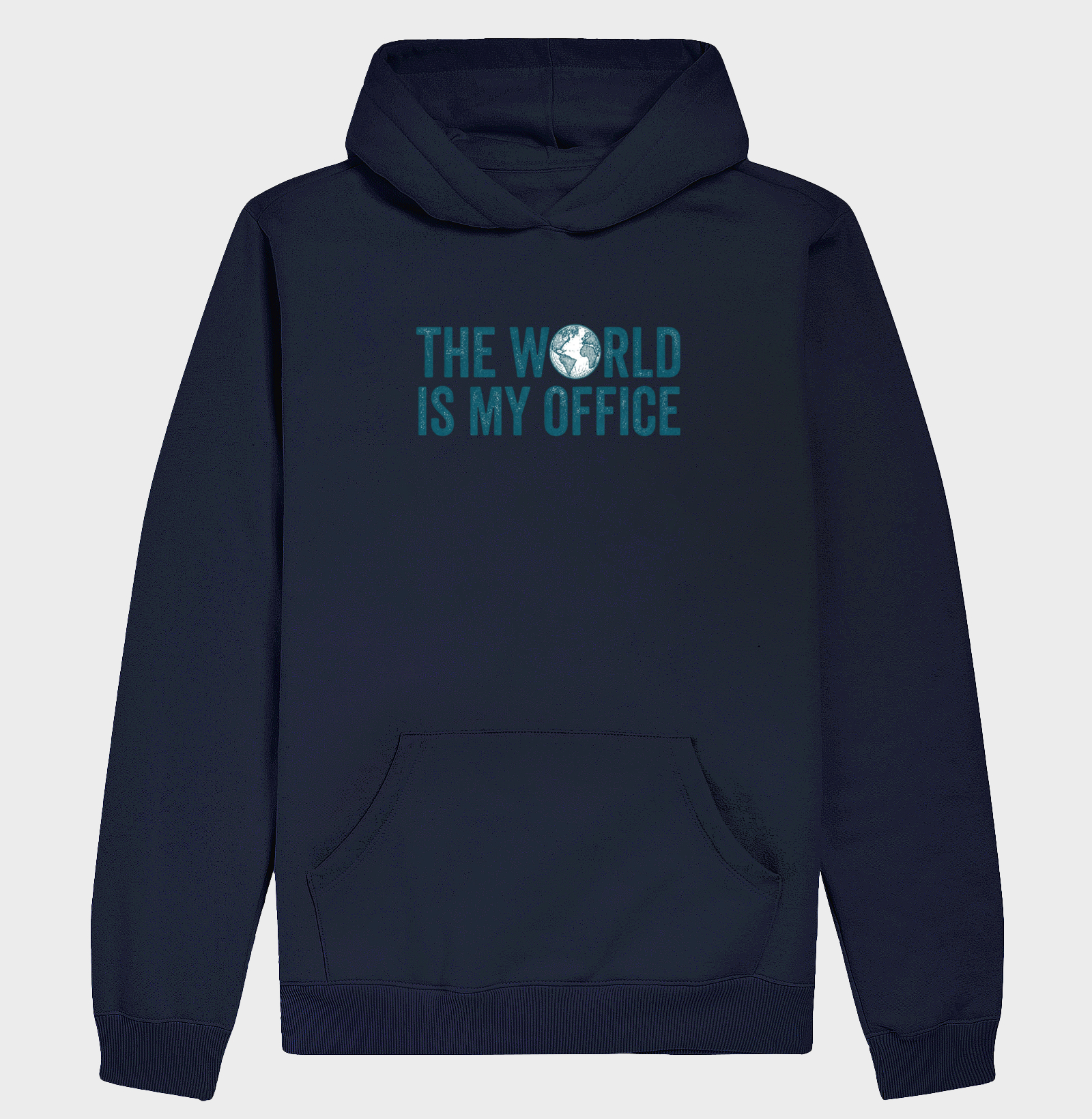 Moletom - The World is my Office - letra colorida - Imagem 7
