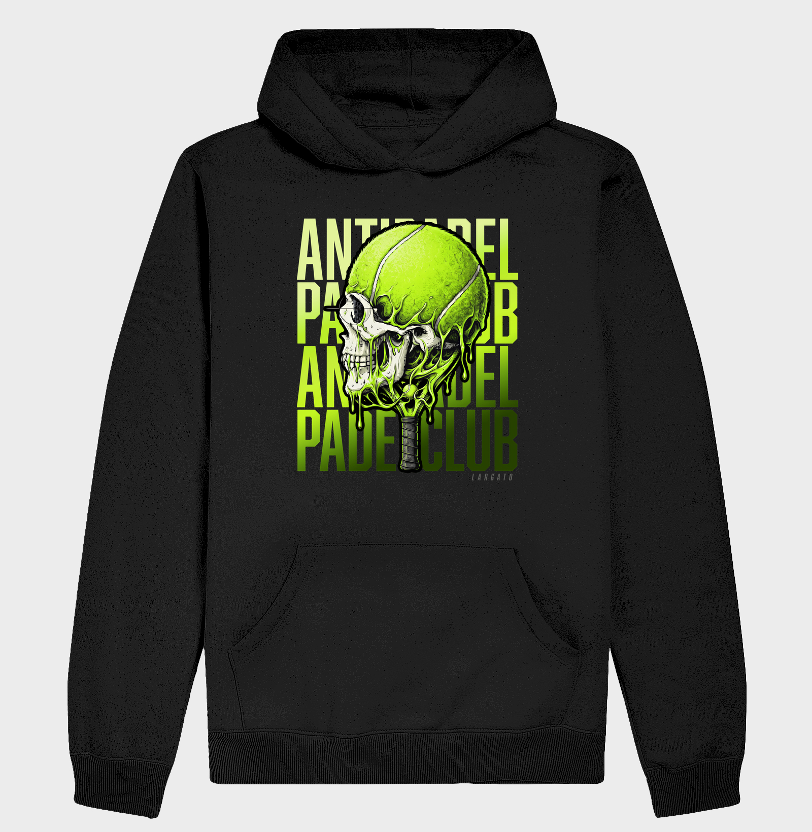 Camiseta Anti-Padel Caveira Verde - Imagem 2