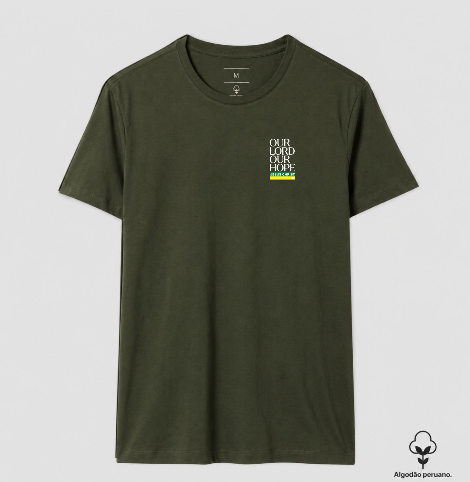Camiseta OUR LORD - Algodão Peruano - Imagem 5
