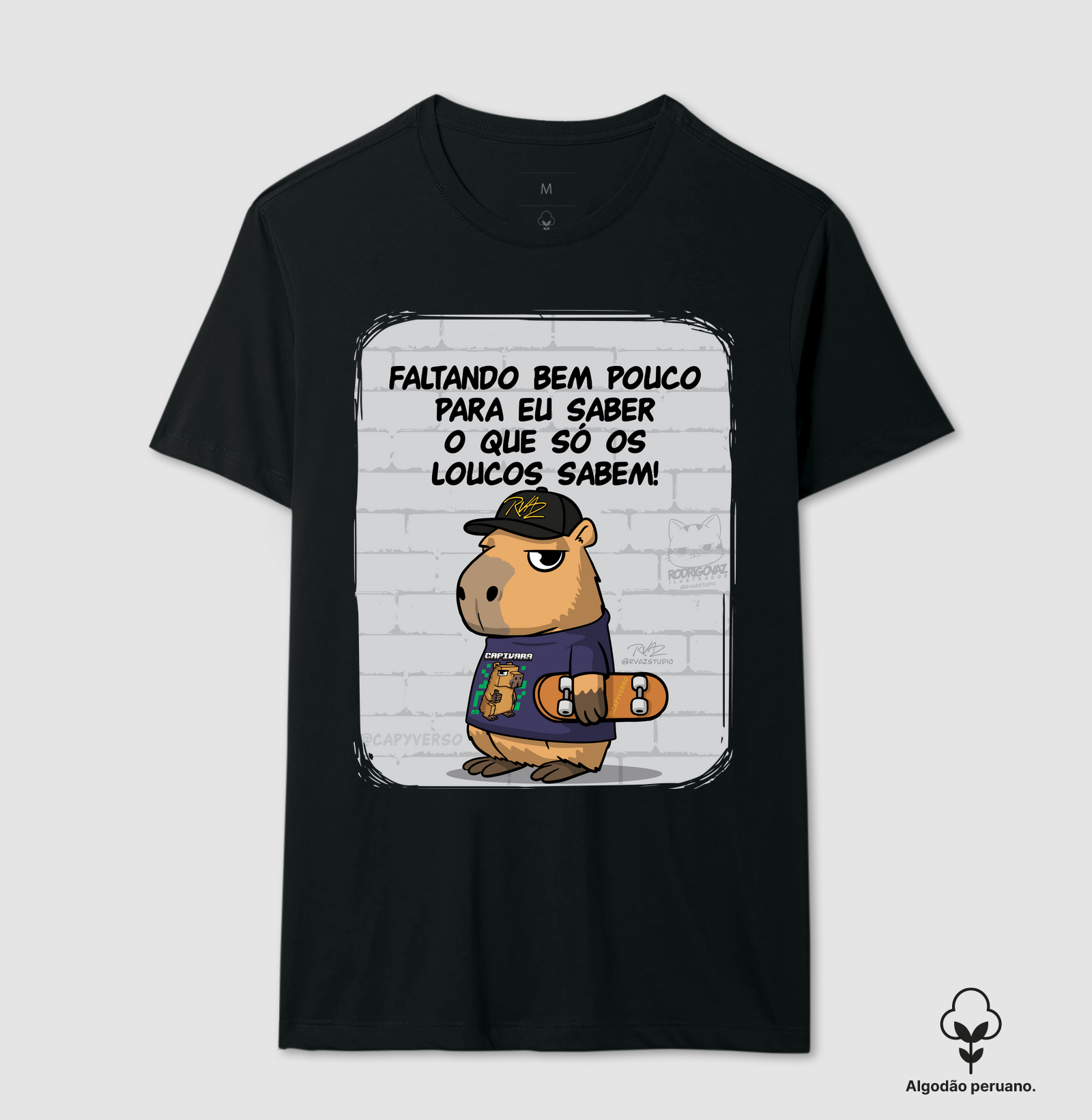 Camiseta Capivara só os loucos - Imagem 6