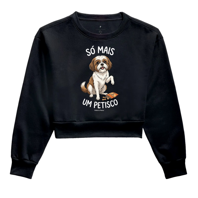 CROPPED MOLETOM SHIHTZU PETISCO - Imagem 2
