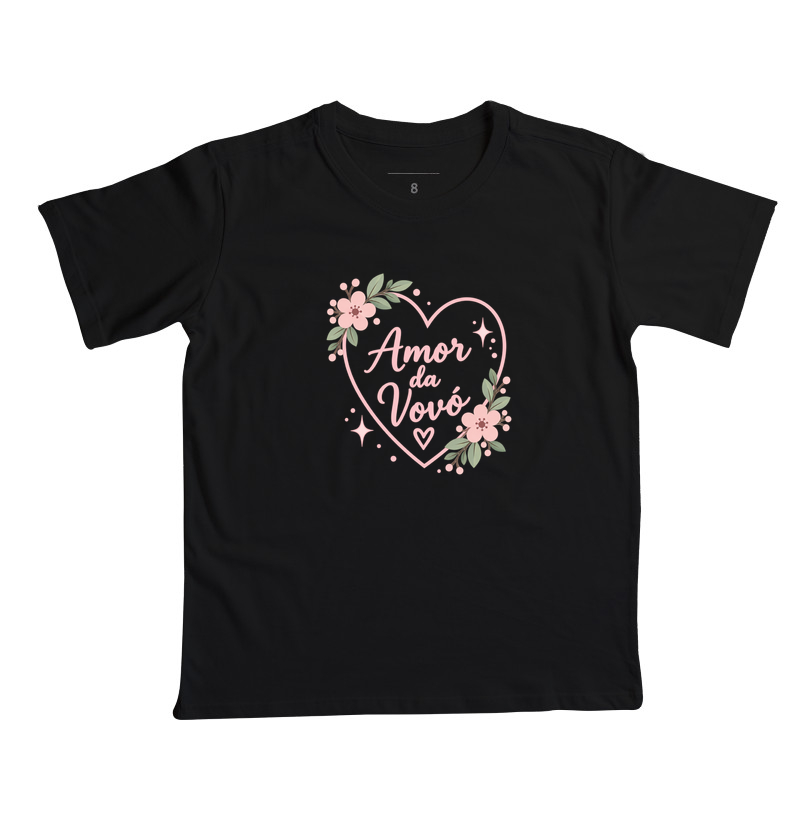 Amor da Vovó - coração e flores (infantil) - Imagem 5
