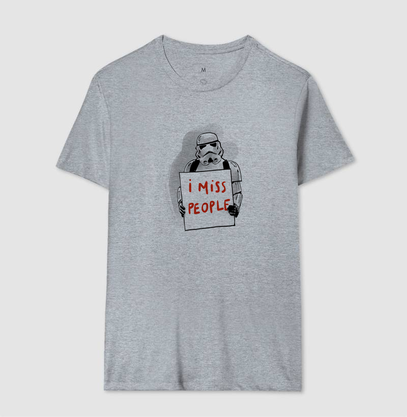 Camiseta I Miss People - Imagem 5