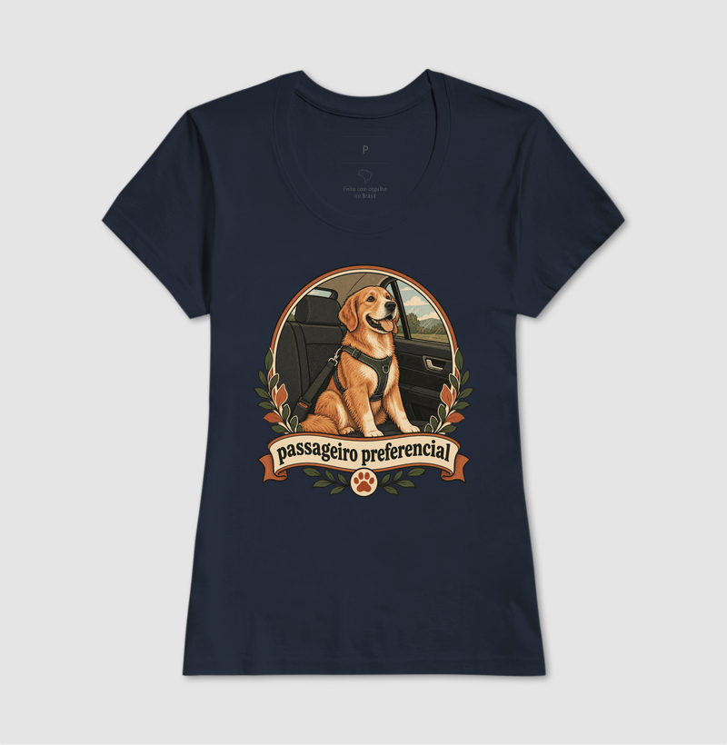 Camiseta Cachorro Carro "passageiro preferencial" | Pelo & Pano - Imagem 7