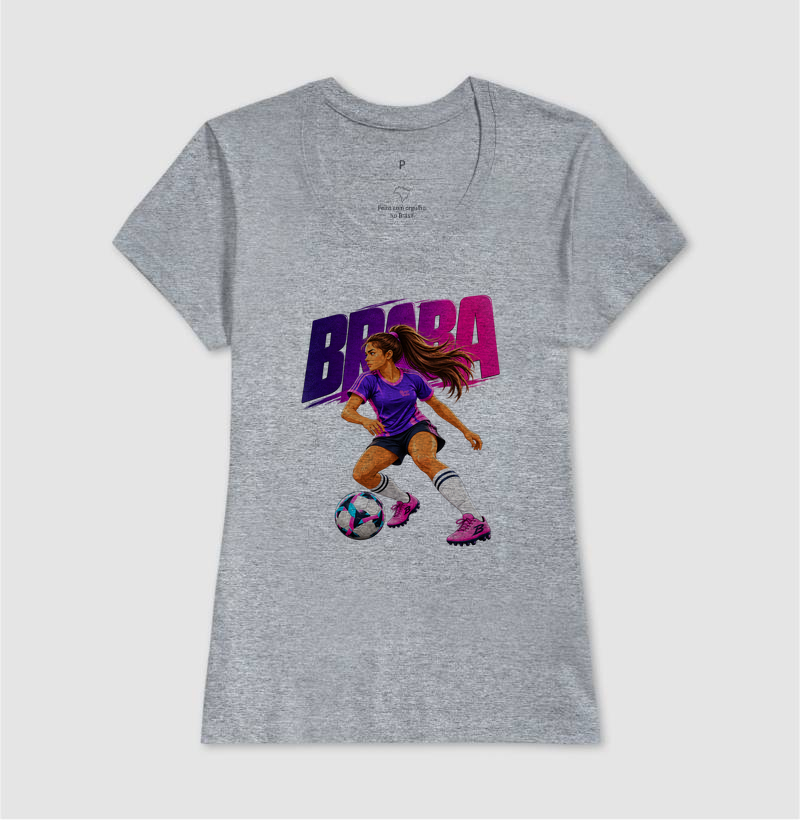 Baby Look Braba Jogando - Imagem 8