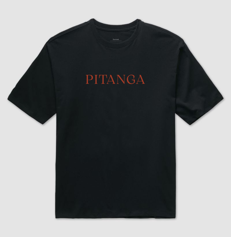 Camiseta Unissex em Algodão Estampa "PITANGA" – Versatilidade & Sofisticação Minimalista - Imagem 3
