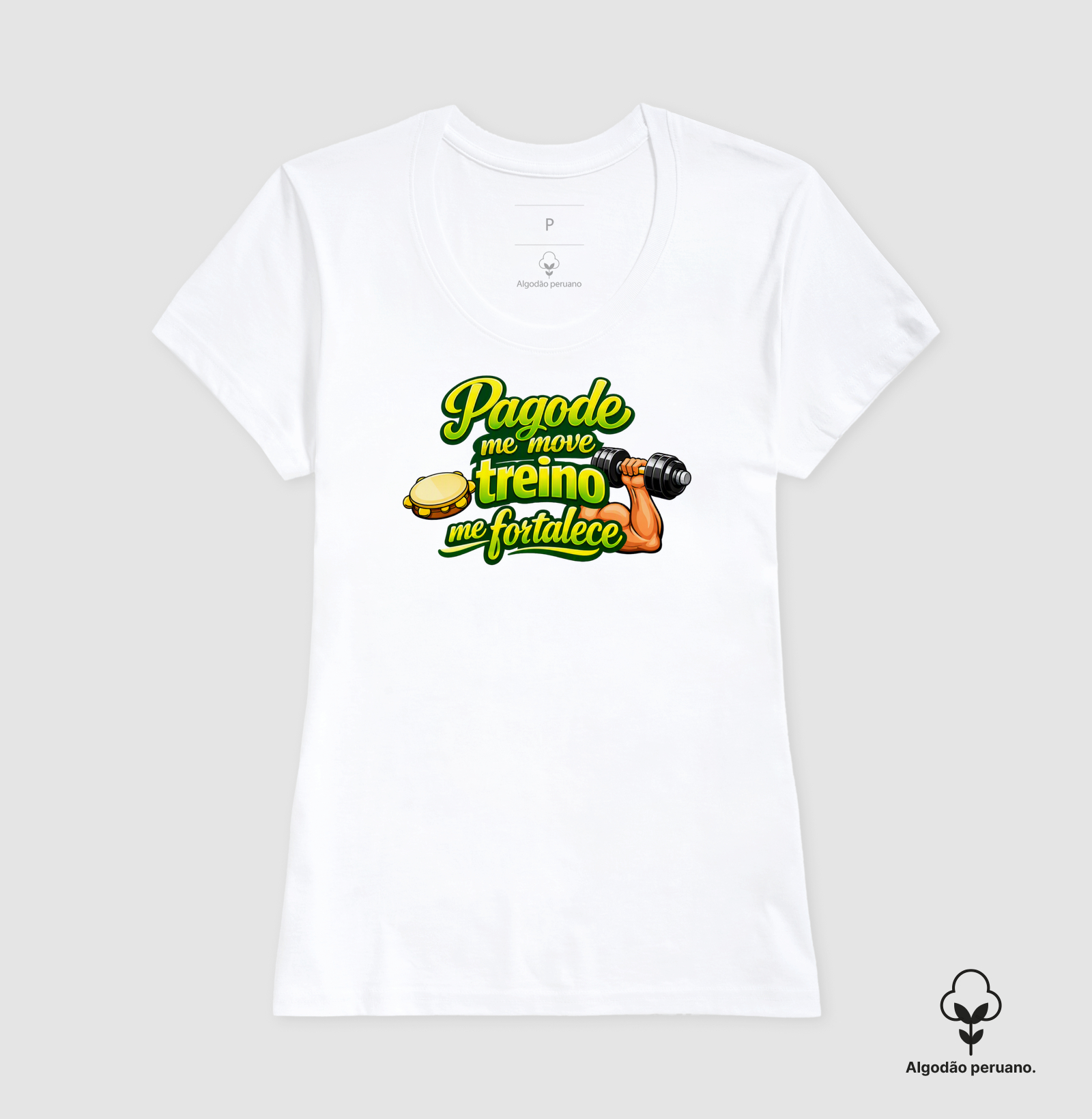 camiseta pagode me move, treino me fortalece - Imagem 7