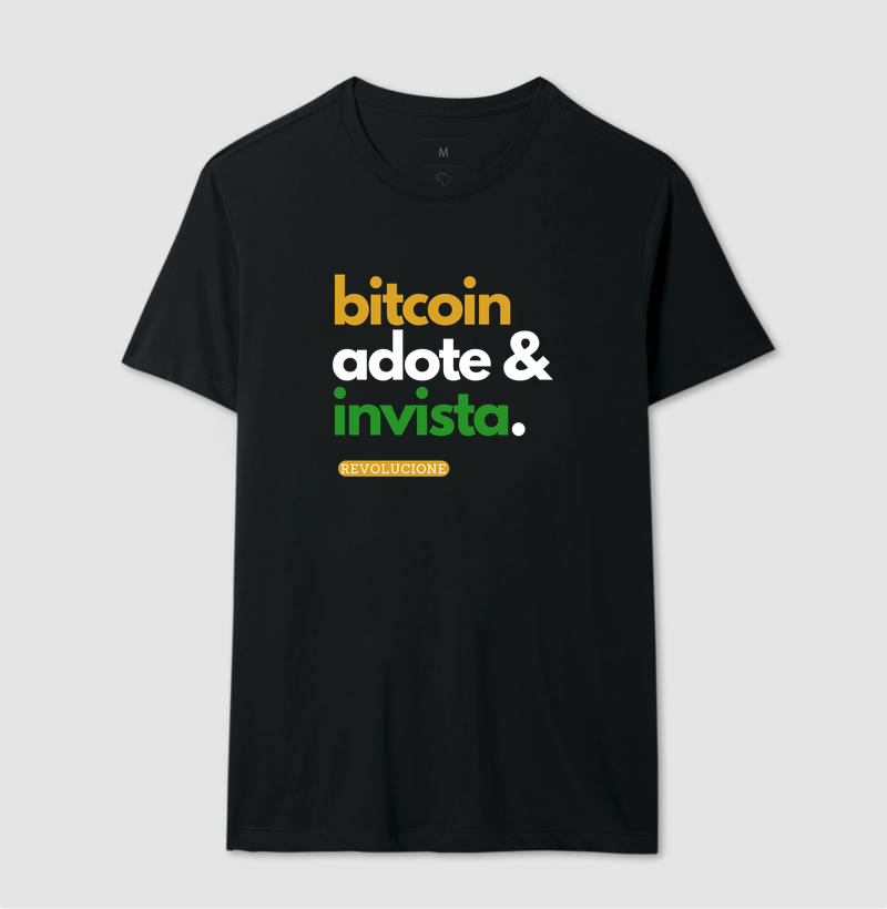 Camiseta Bitcoin Adote & Invista - Imagem 3