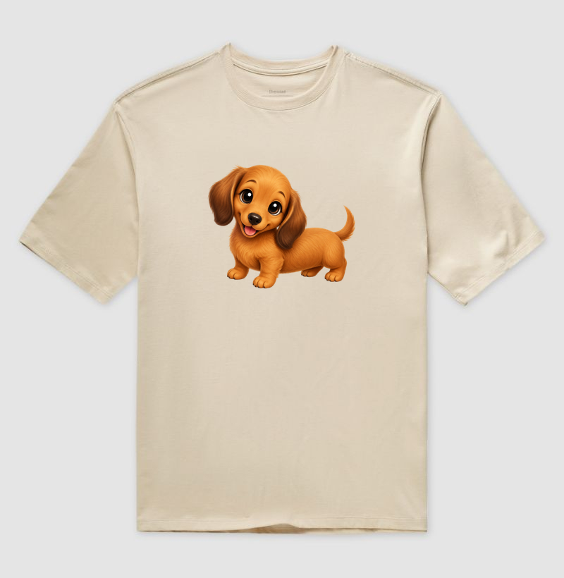 Dachshund Marrom - Desenho Animado - Imagem 3