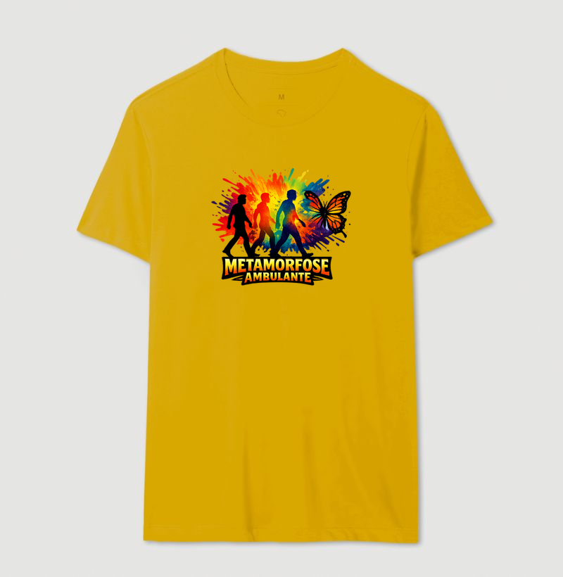 Camiseta Metamorfose Ambulante. Coleção Música. Masculina e Feminina. Algodão Premium - Imagem 11