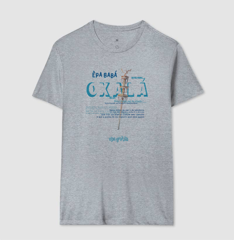 camiseta OXALÁ oração masculina - Imagem 6