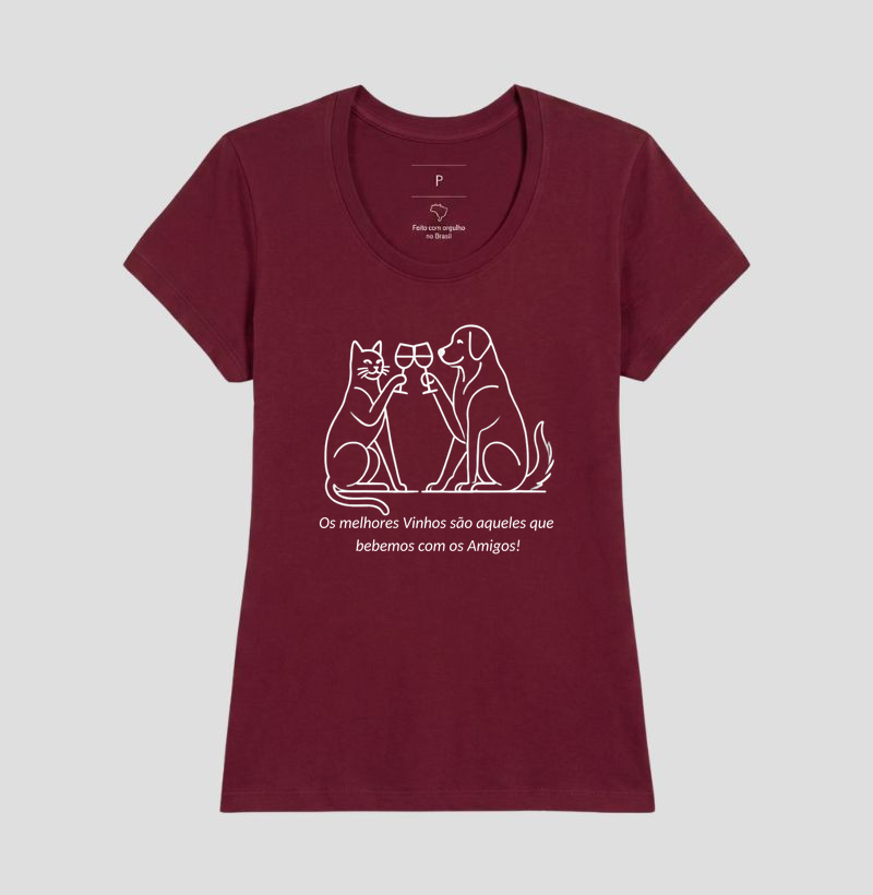 Camiseta Vinho - Um Brinde a Amizade - Imagem 15