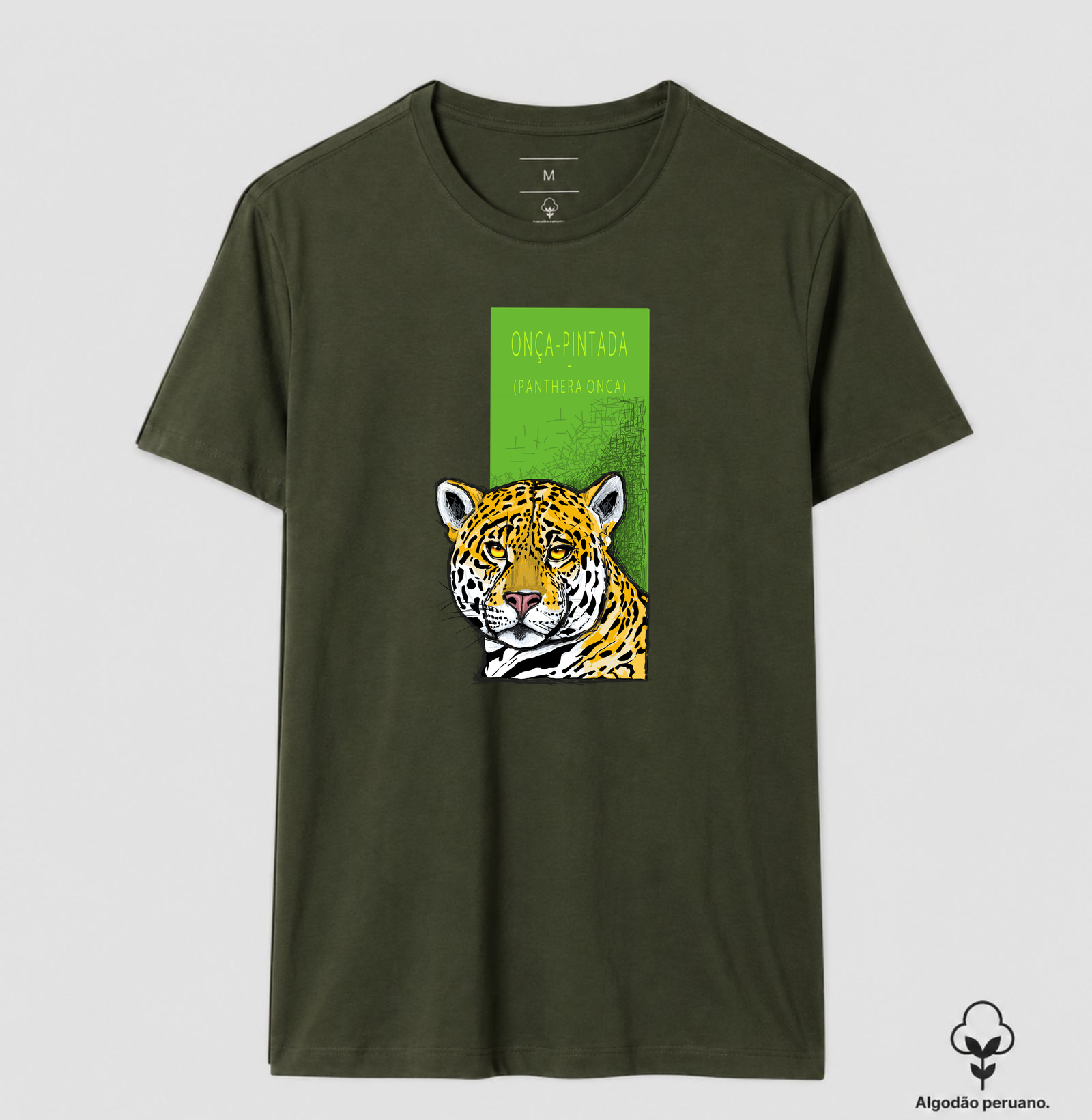 Camiseta Algodão Peruano Onça-Pintada - Imagem 6
