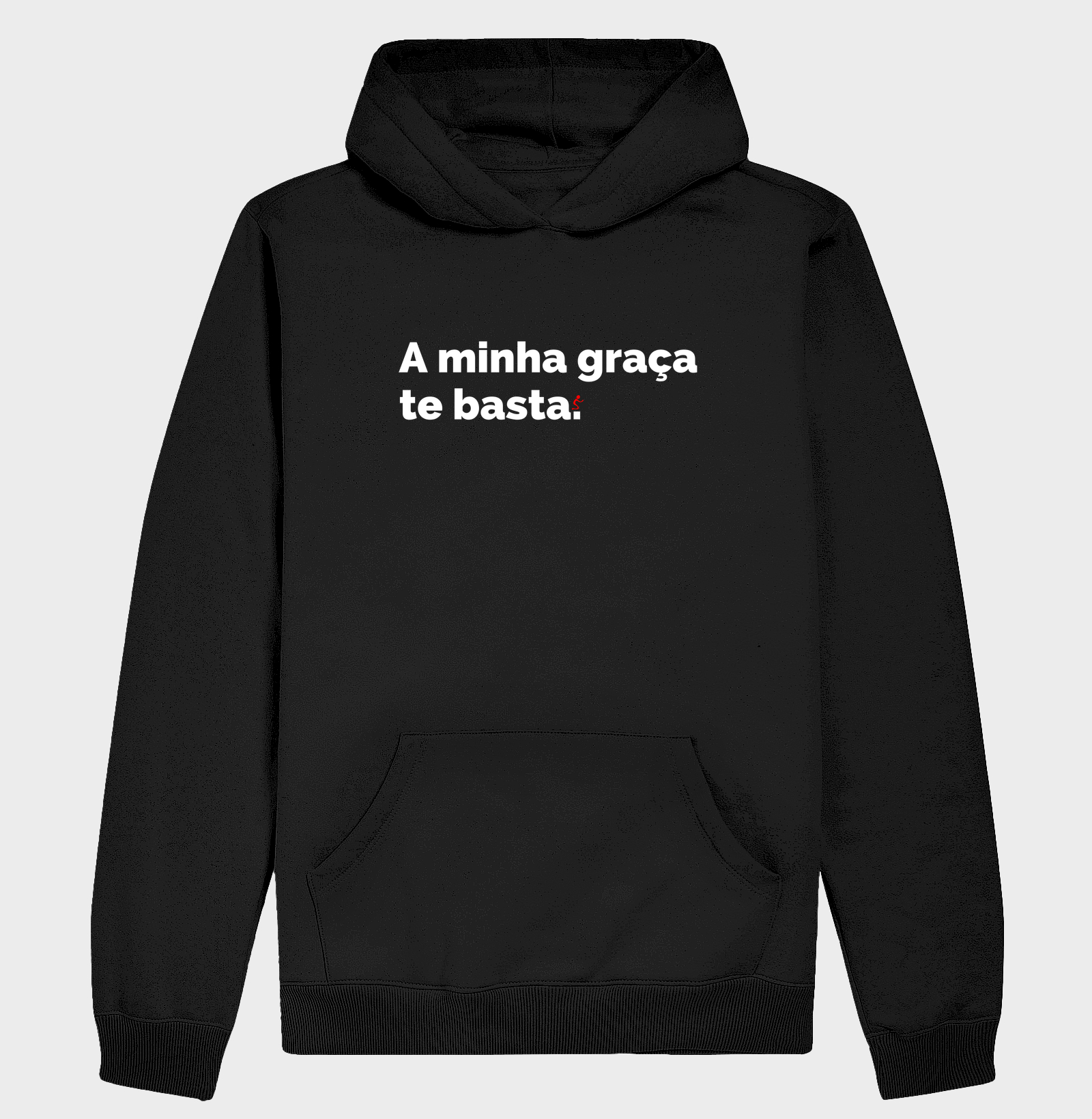Hoodie Moletom Cristão A Minha Graça Te Basta - Imagem 2