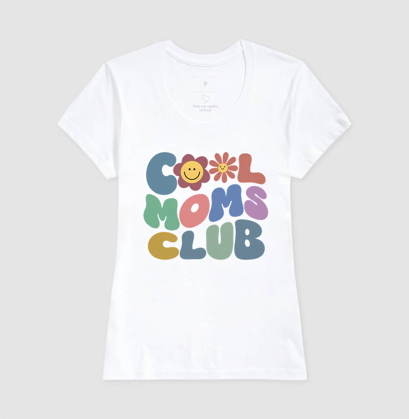 Camiseta Cool Moms Club (estampa G) - Imagem 5