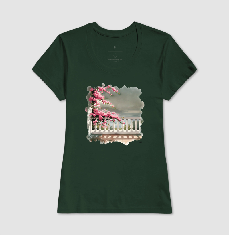 Camiseta Algodão Premium - Varanda Mediterrânea  - Imagem 9