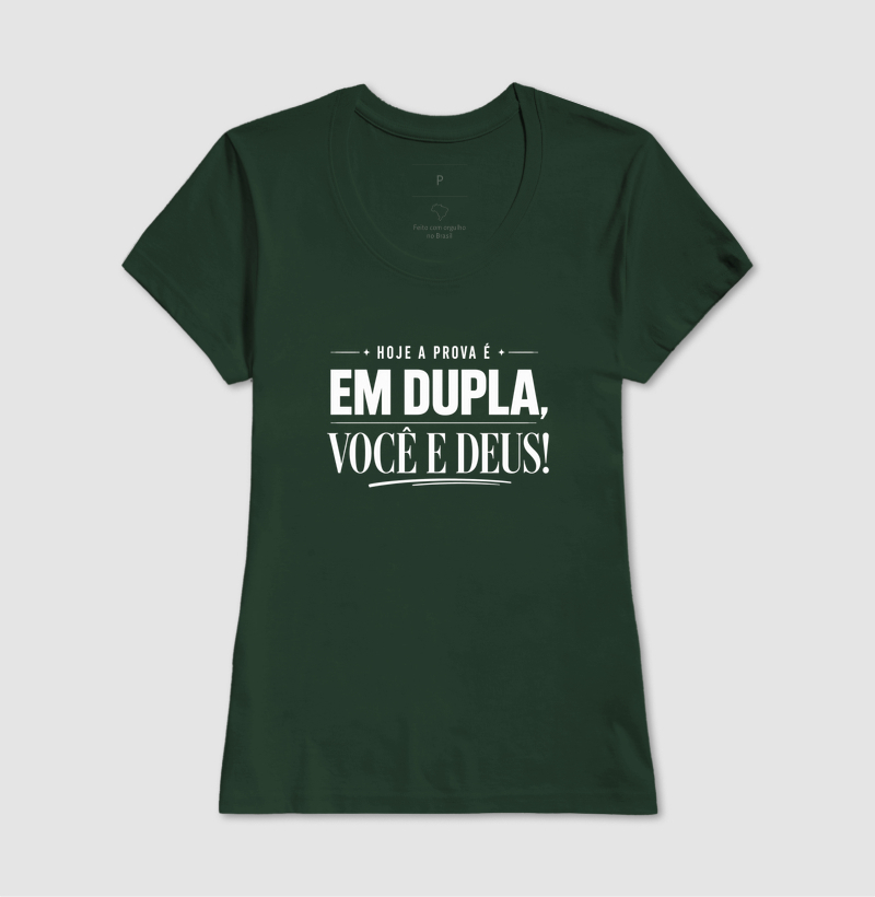 Camiseta Unissex Algodão Prova em Dupla  - Imagem 13