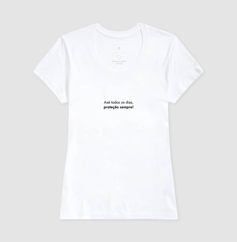 Camiseta Umbanda Axé Todos os Dias – Estampa Escura - Imagem 3