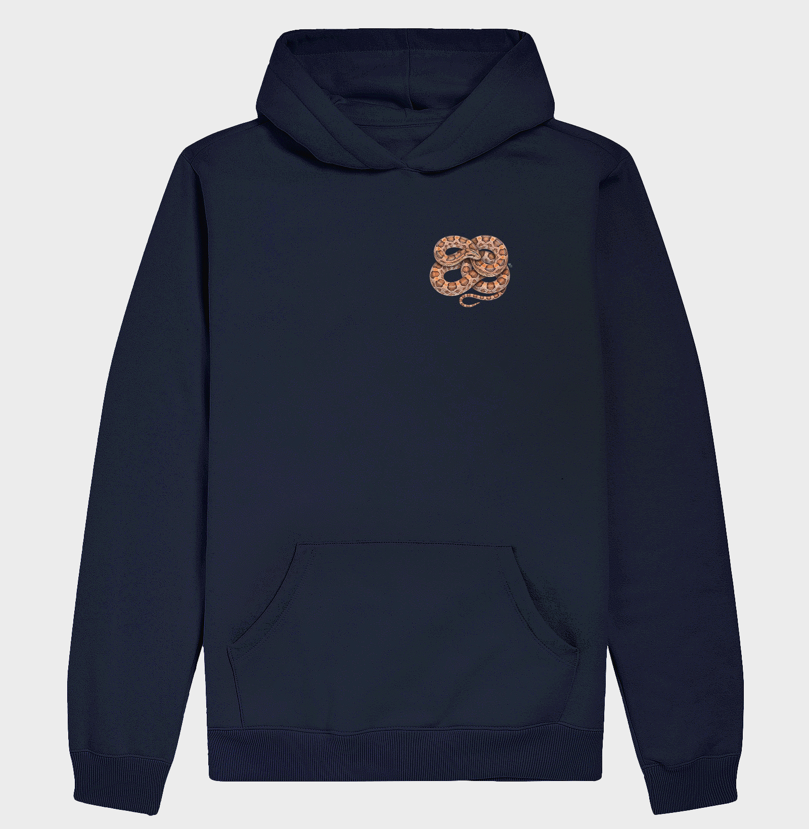 Répteis - Mini - Jibóia-arco-íris do Cerrado - Moletom Hoodie - Imagem 6