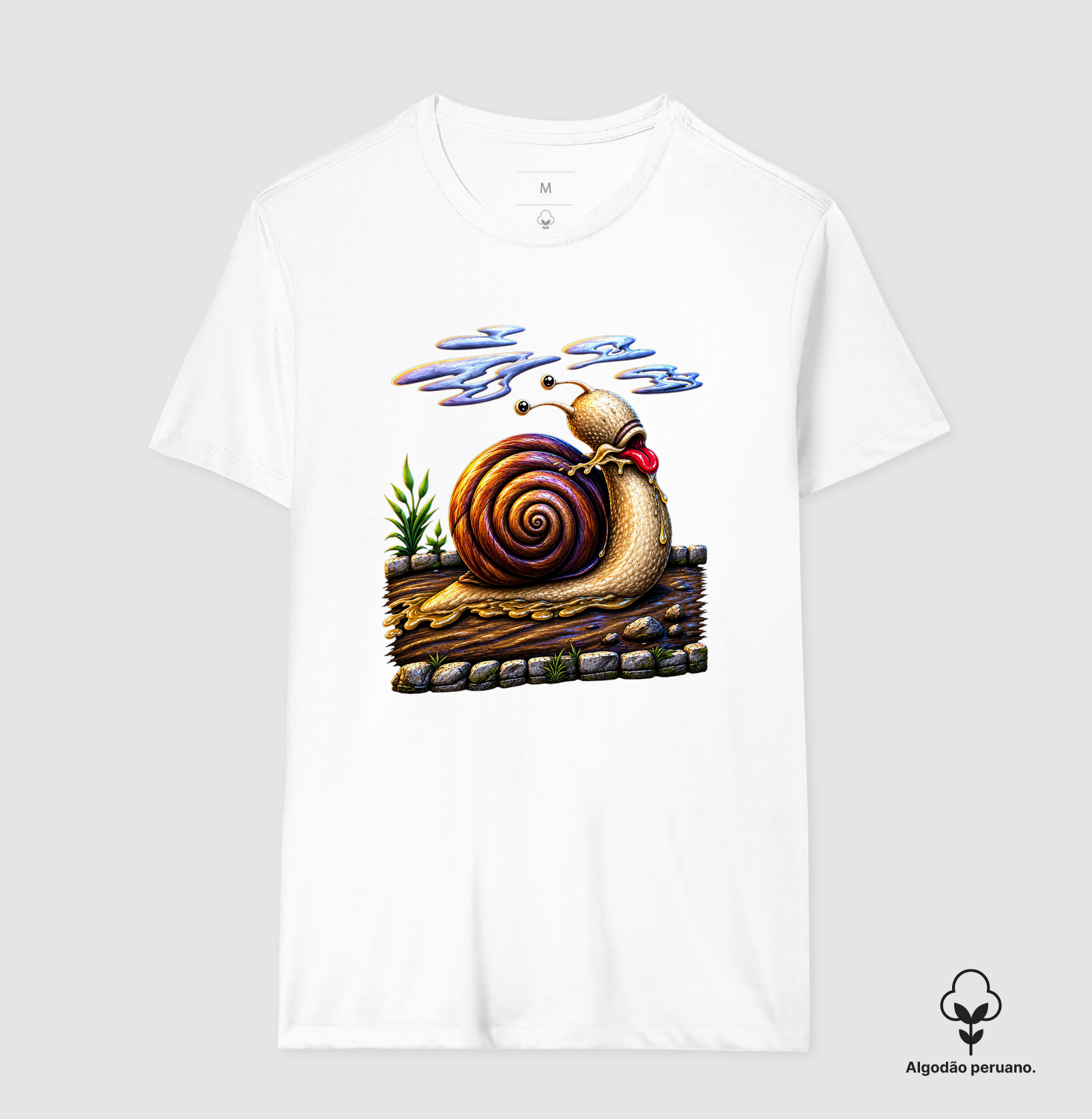 Camiseta Caracol — Algodão Peruano - Imagem 5