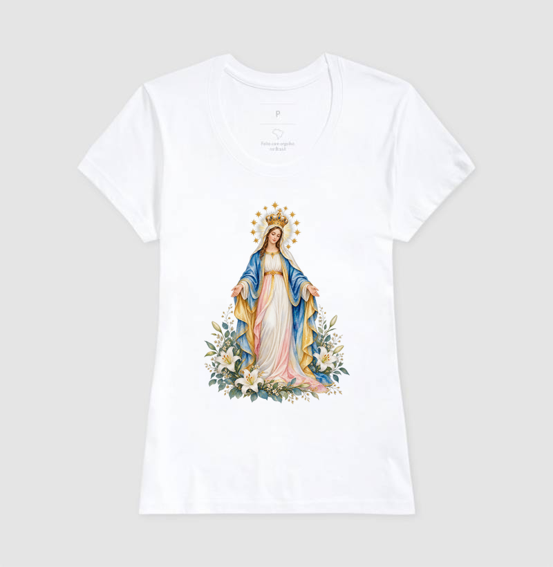 Nossa Senhora Rainha — Aquarela Botânica Régia - Imagem 3