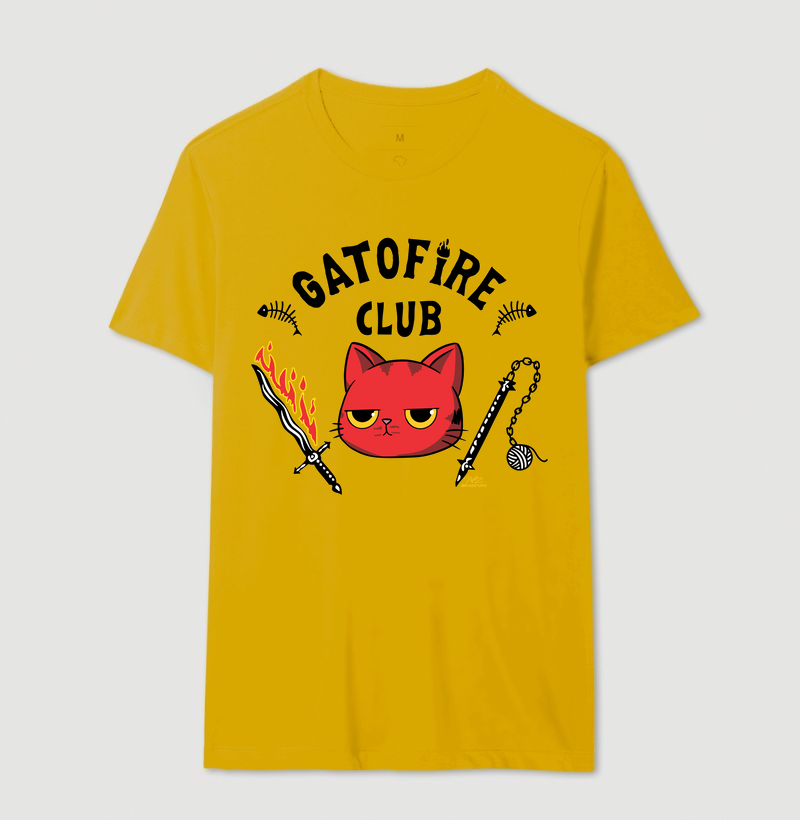 Camiseta Gato Sincero GatoFire Club - Imagem 14
