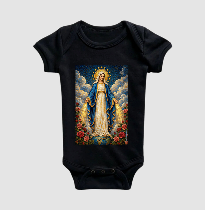 Nossa Senhora das Graças – Mosaico Sagrado | Medalha Milagrosa - Imagem 2